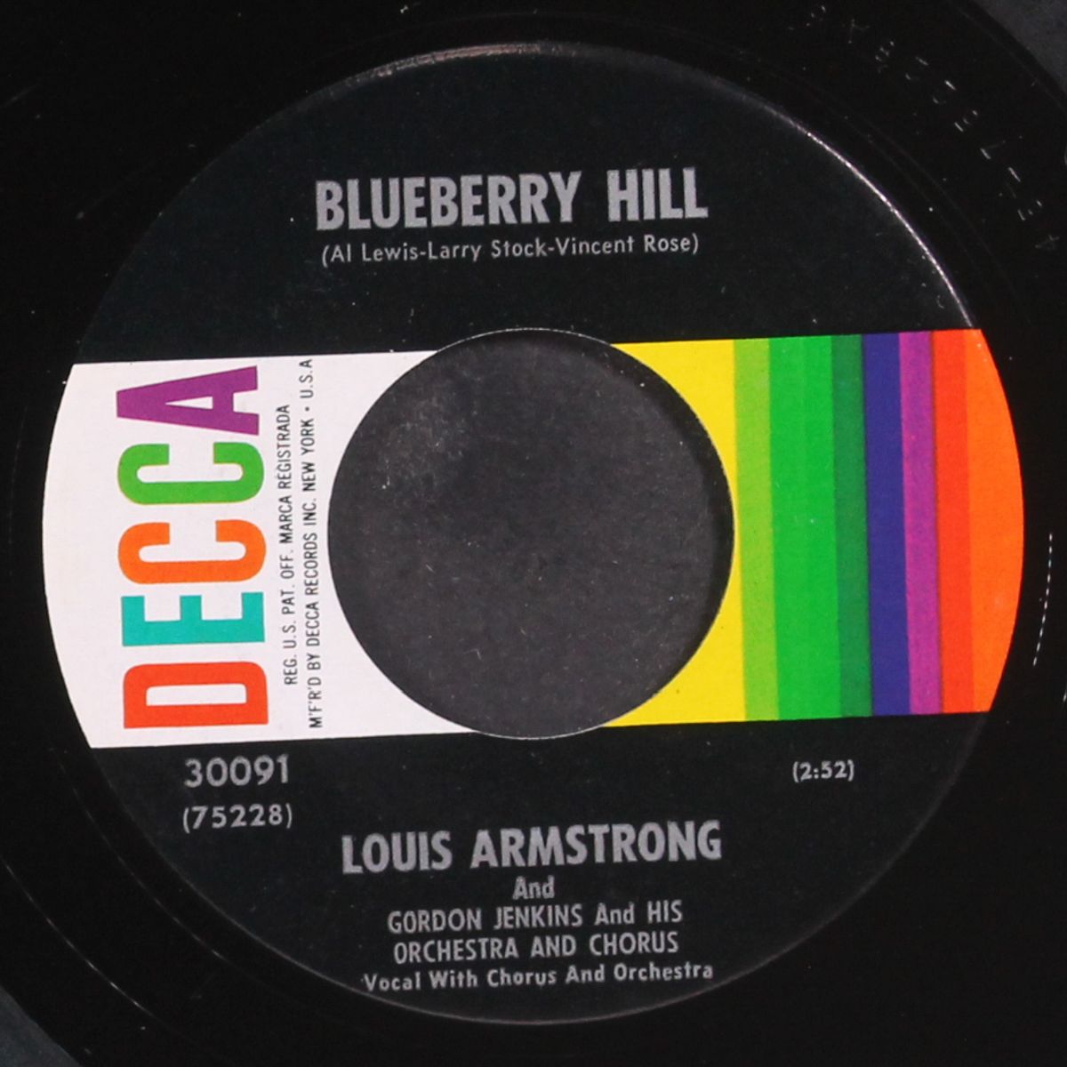 blueberry hill by LOUIS ARMSTRONG