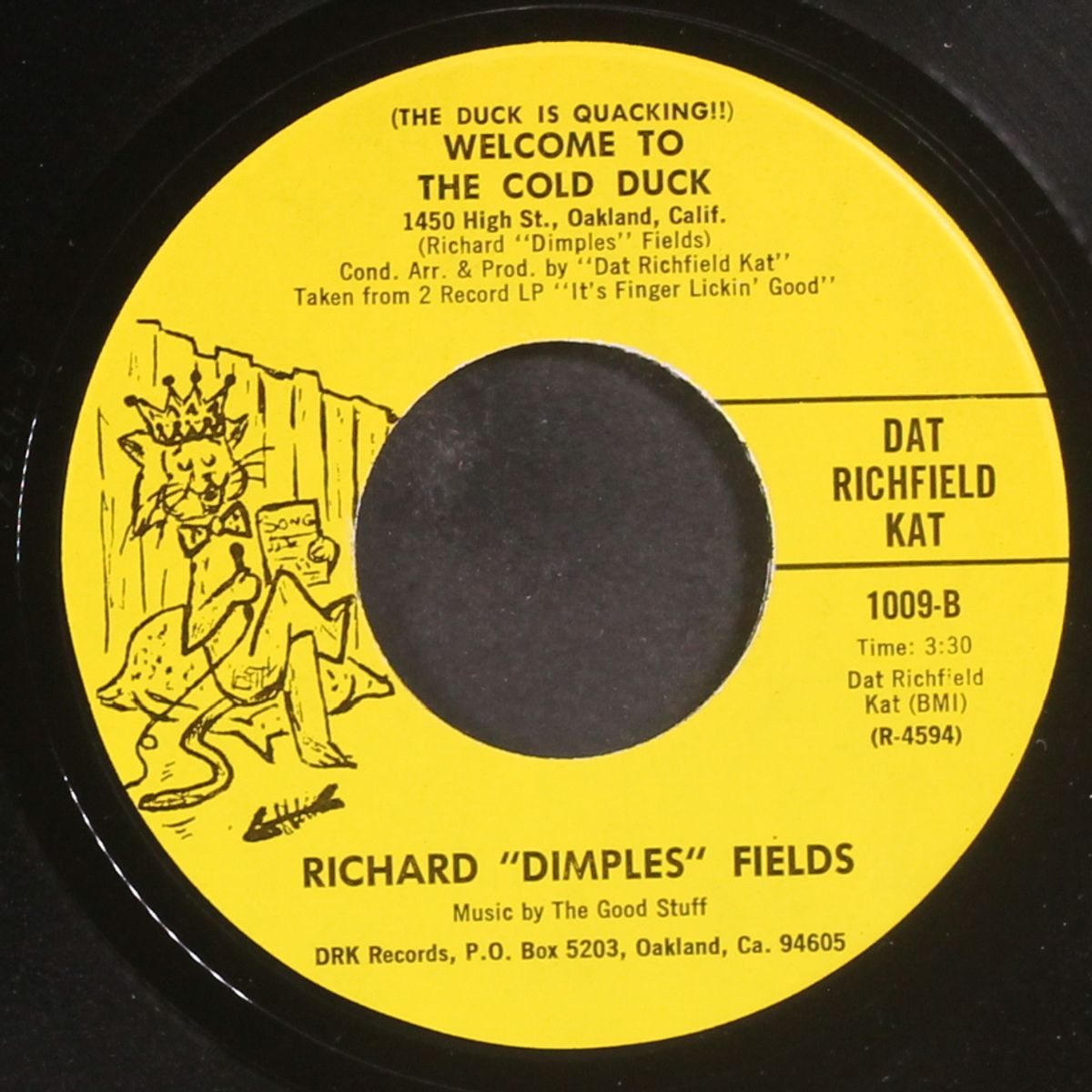 so glad i'm your top kat / welcome to the cold duck by RICHARD 'DIMPLES' FIELDS