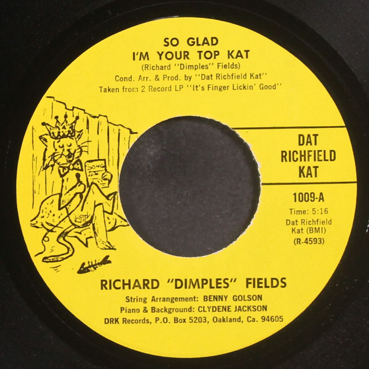 so glad i'm your top kat / welcome to the cold duck by RICHARD 'DIMPLES' FIELDS