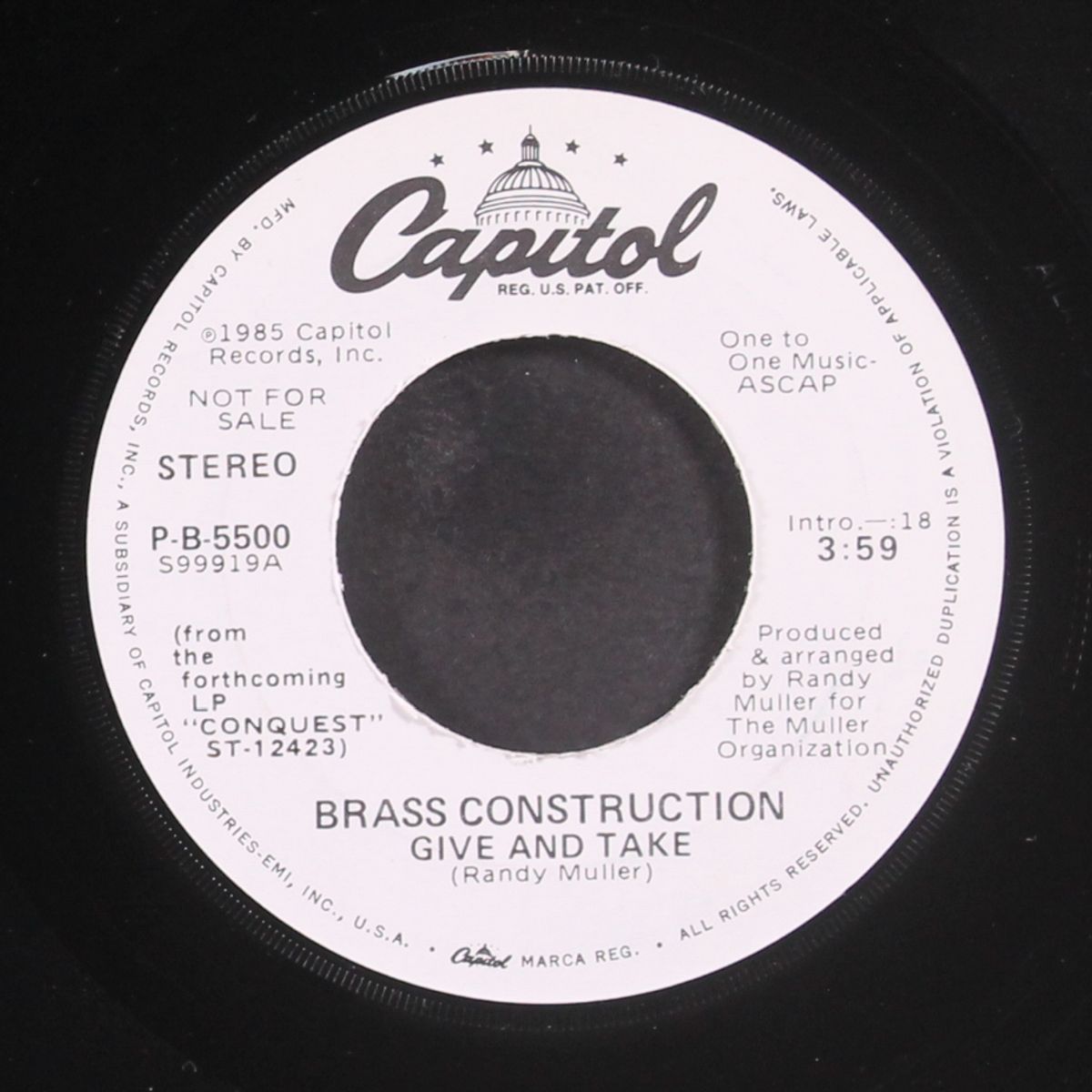give and take / same by BRASS CONSTRUCTION