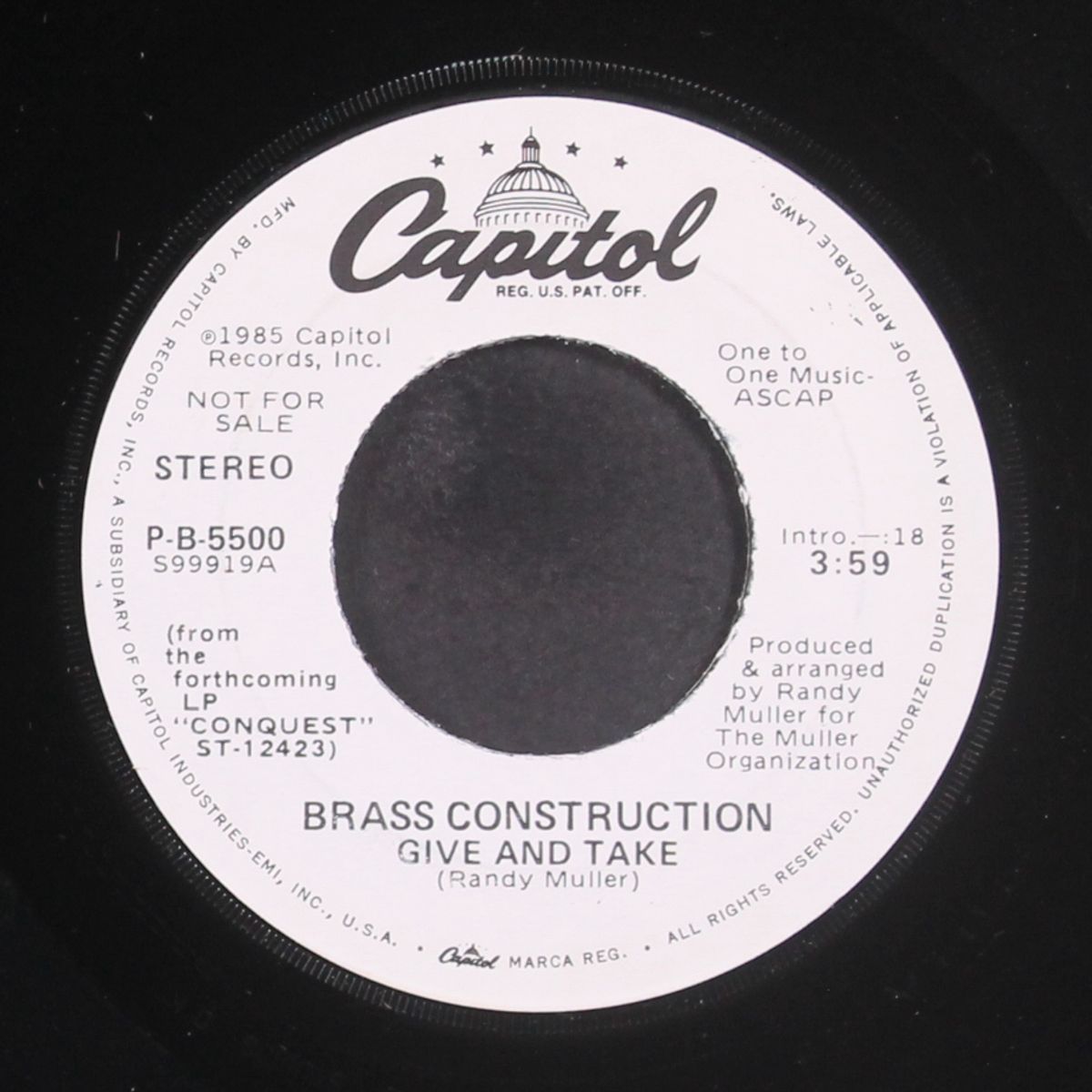 give and take / same by BRASS CONSTRUCTION