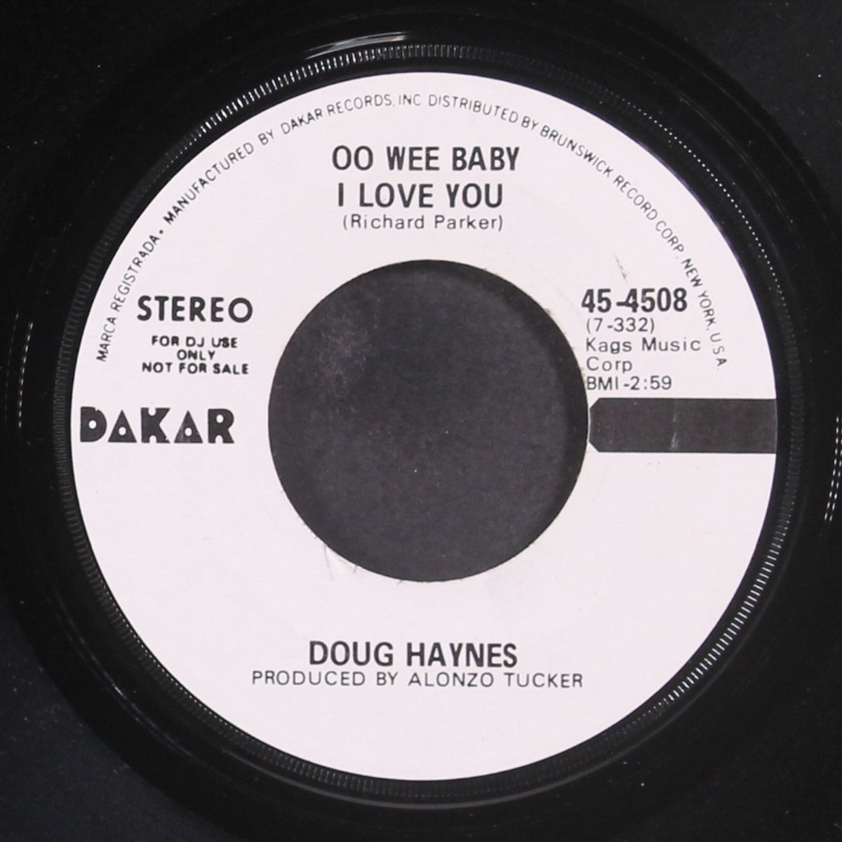 oo we baby i love you / mono by DOUG HAYNES