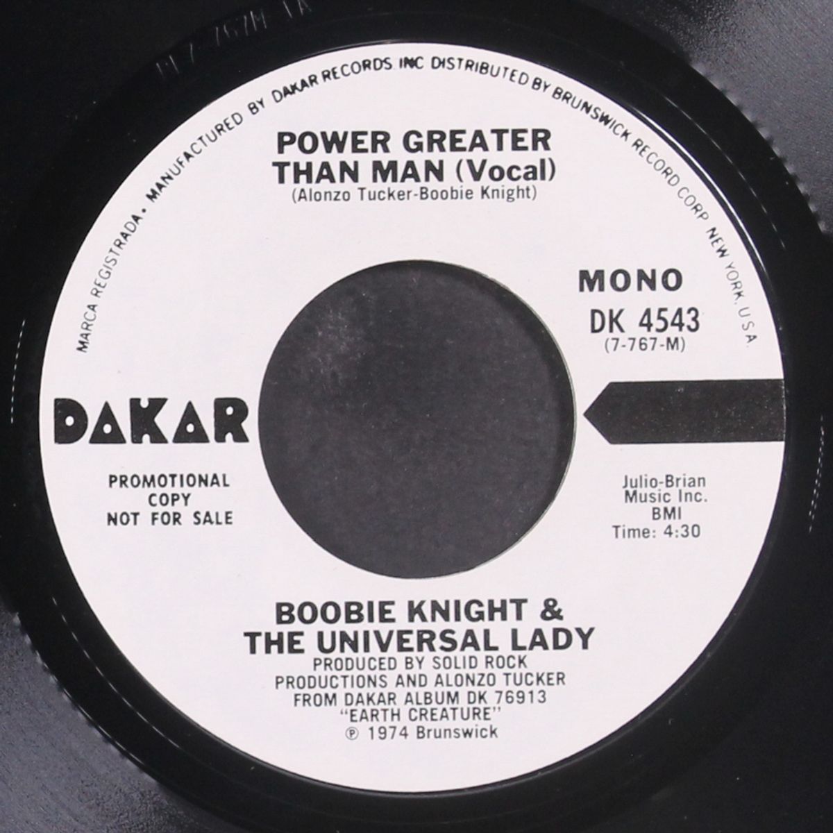 power greater than man / mono by BOOBIE KNIGHT & UNIVERSAL LADY