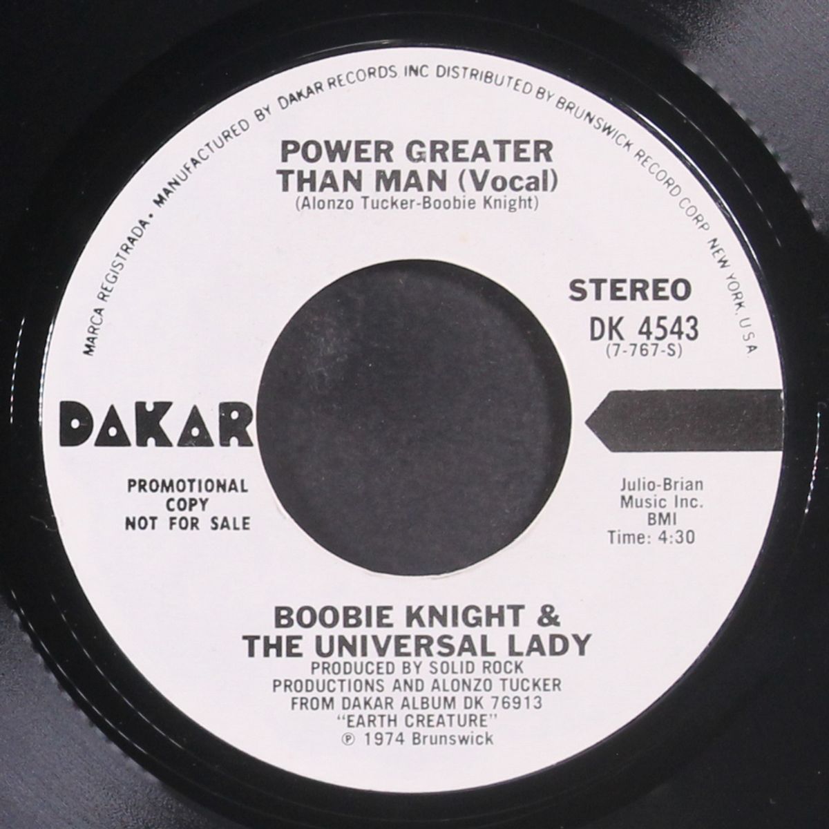 power greater than man / mono by BOOBIE KNIGHT & UNIVERSAL LADY