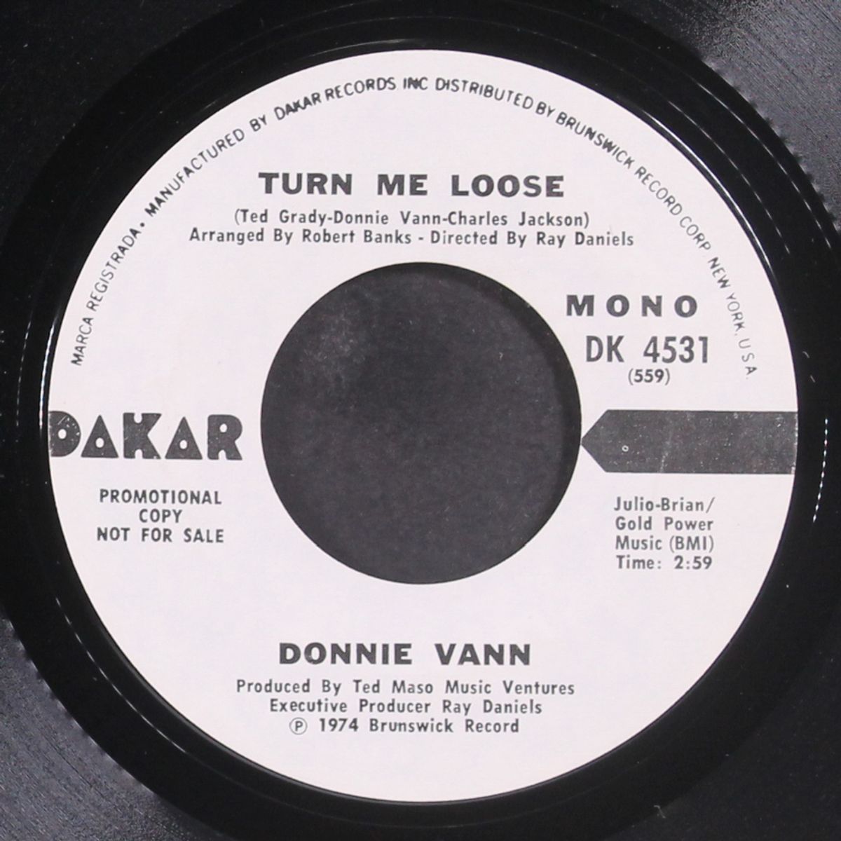turn me loose / mono by DONNIE VANN