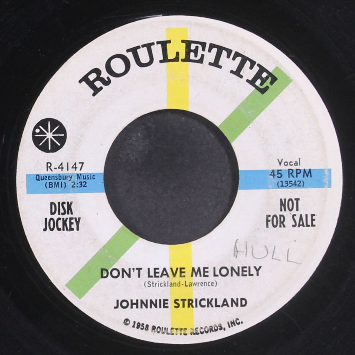 i've heard that line before / don't leave me lonely by JOHNNIE STRICKLAND
