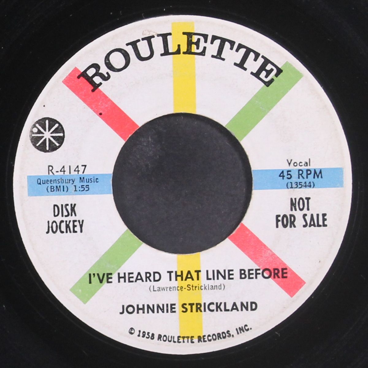 i've heard that line before / don't leave me lonely by JOHNNIE STRICKLAND