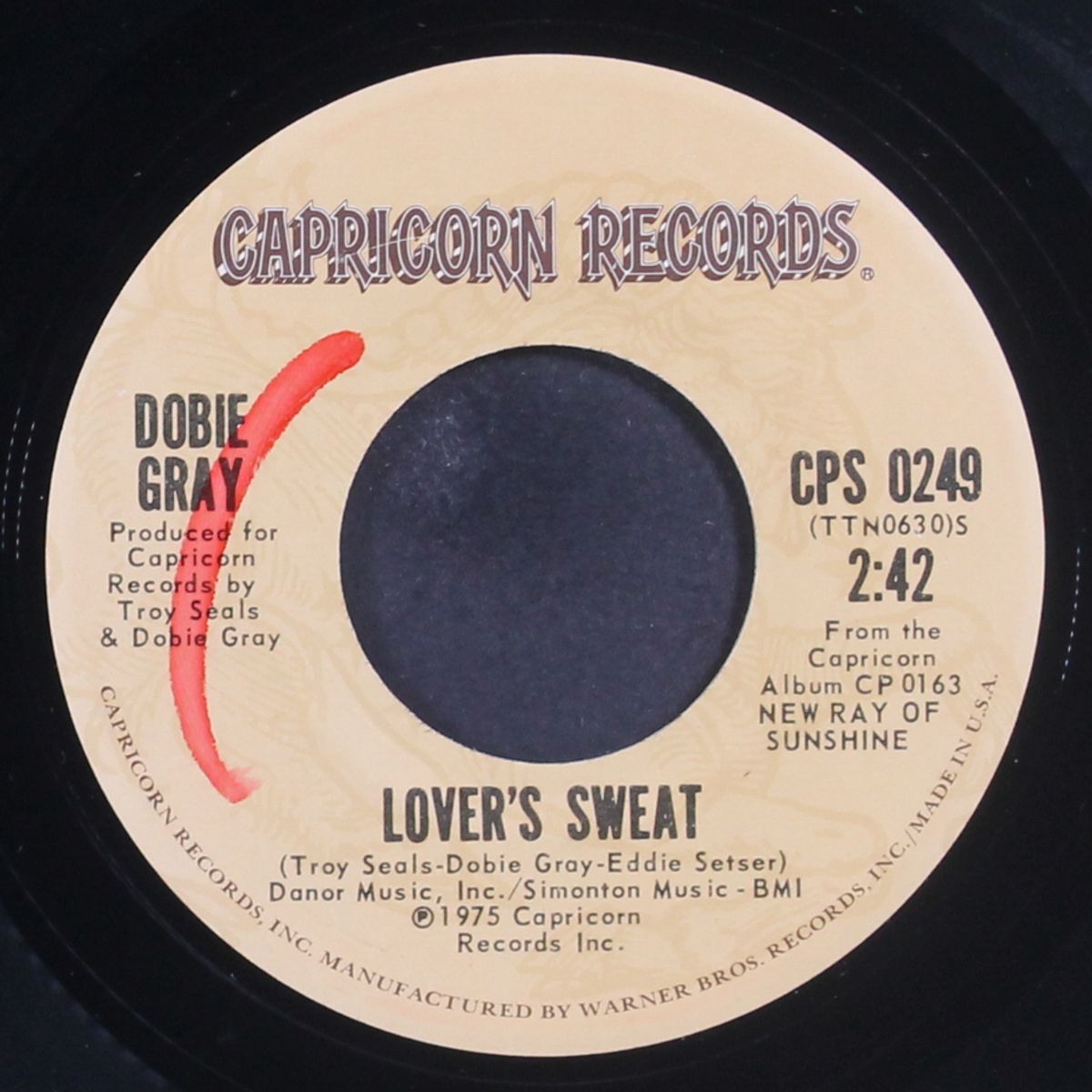 lover's sweat / if love must go by DOBIE GRAY