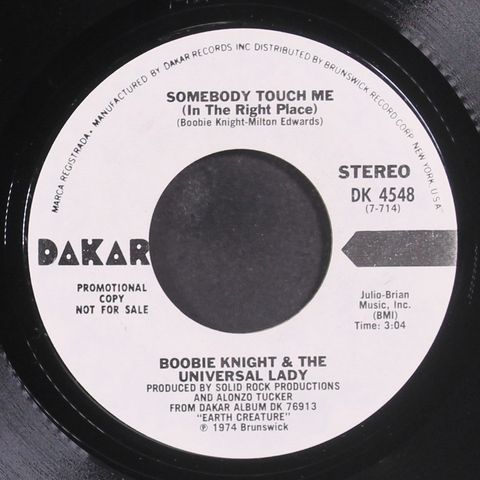 BOOBIE KNIGHT & UNVIERSAL LADY