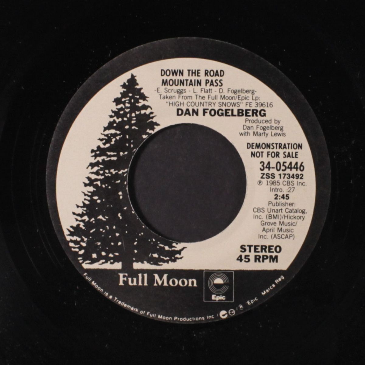 down the road mountain pass / same by DAN FOGELBERG