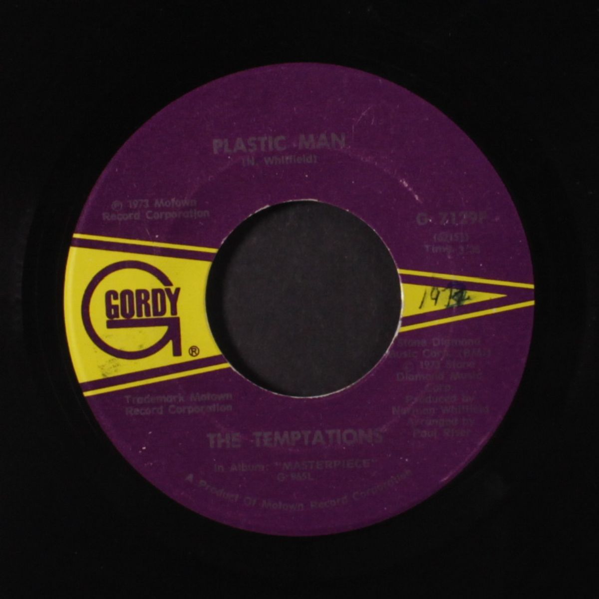 plastic man / hurry tomorrow by TEMPTATIONS