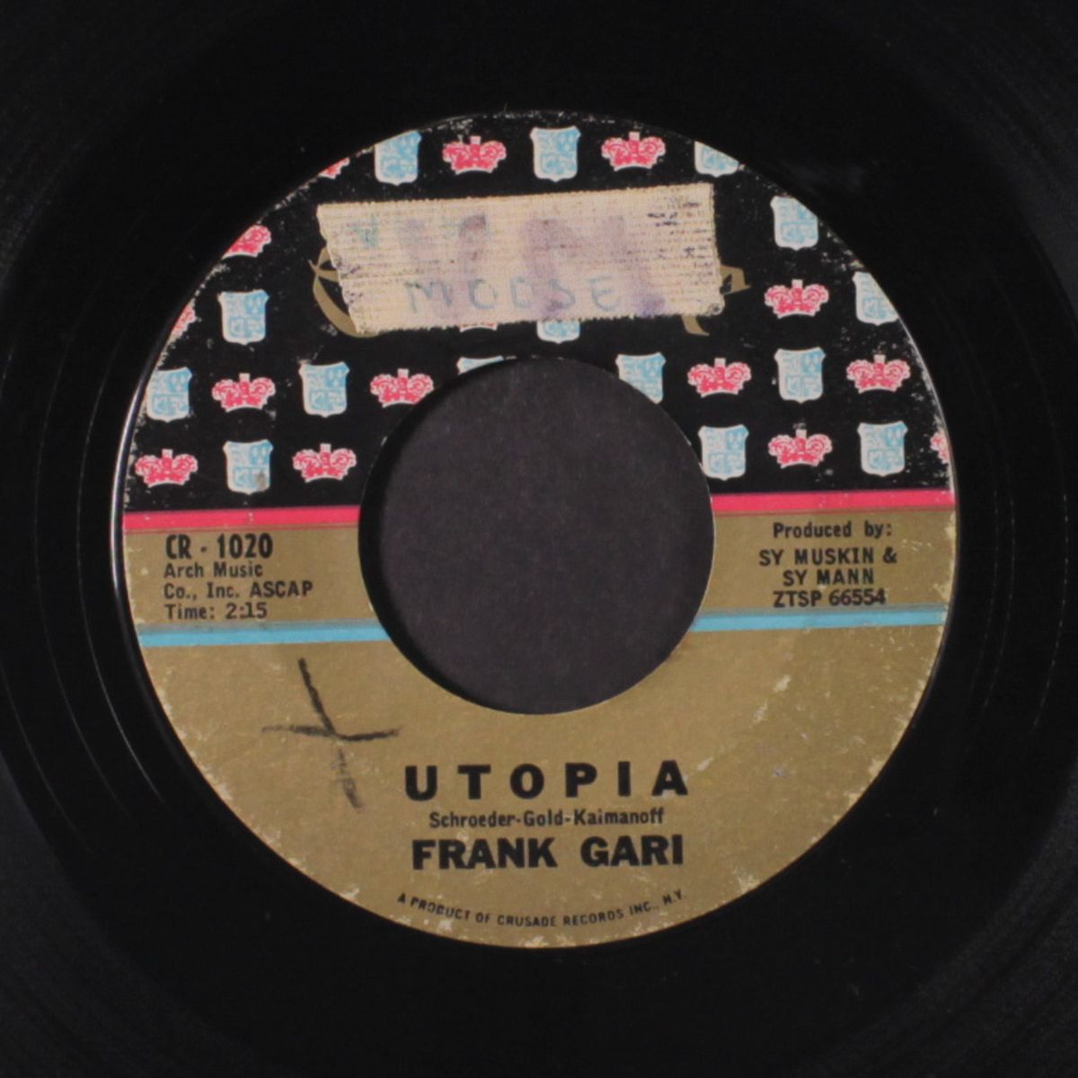 utopia / ain't got a girl by FRANK GARI