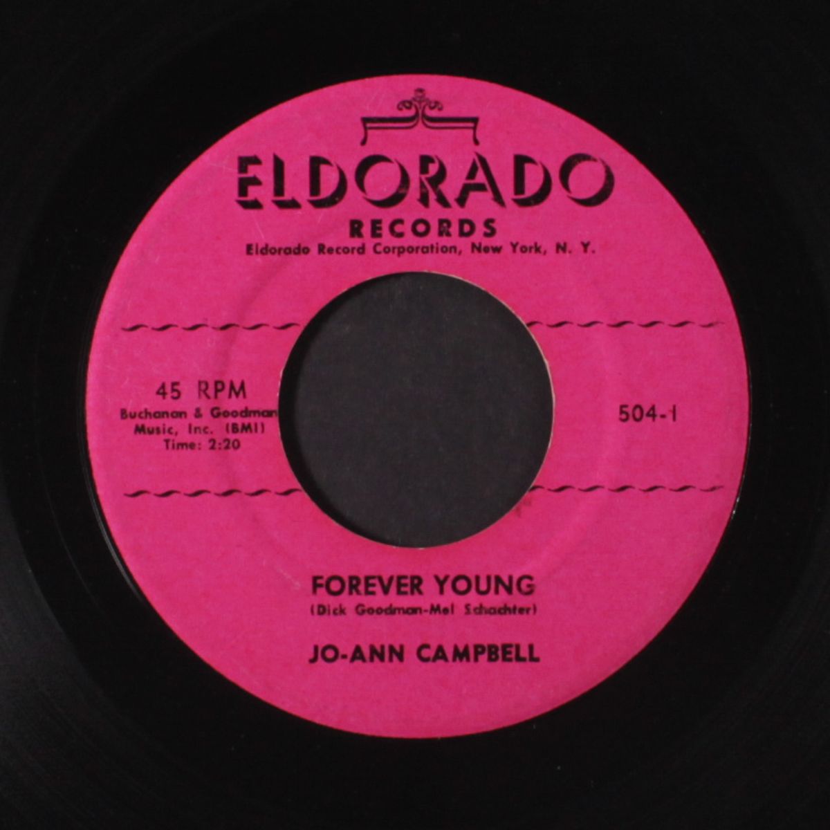 come on baby / forever young by JO ANN CAMPBELL