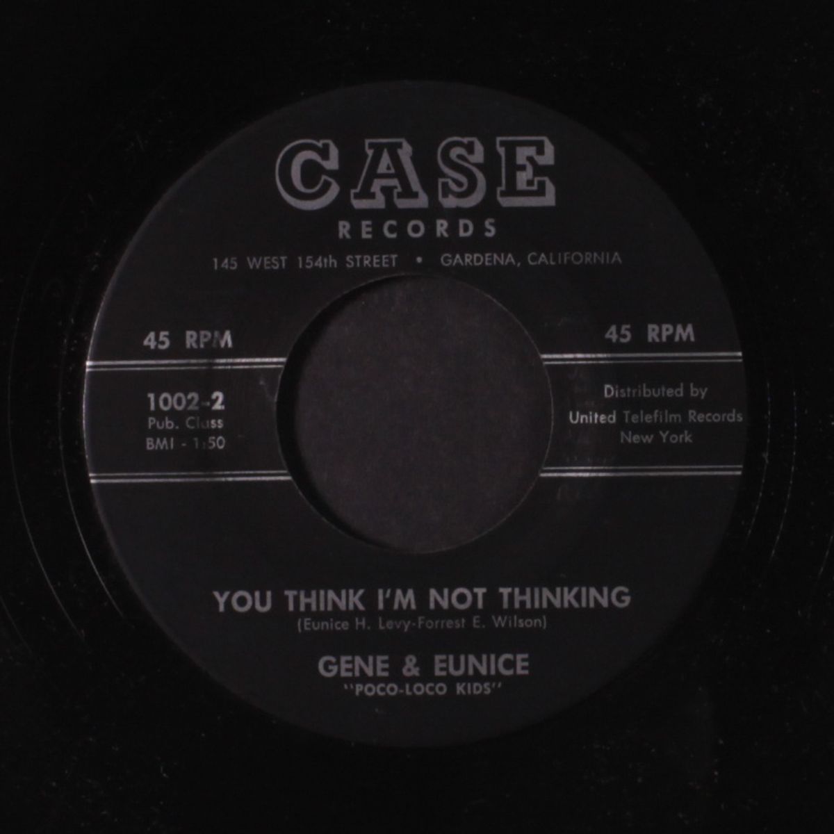 ah! ah! / you think i'm not thinking by GENE & EUNICE