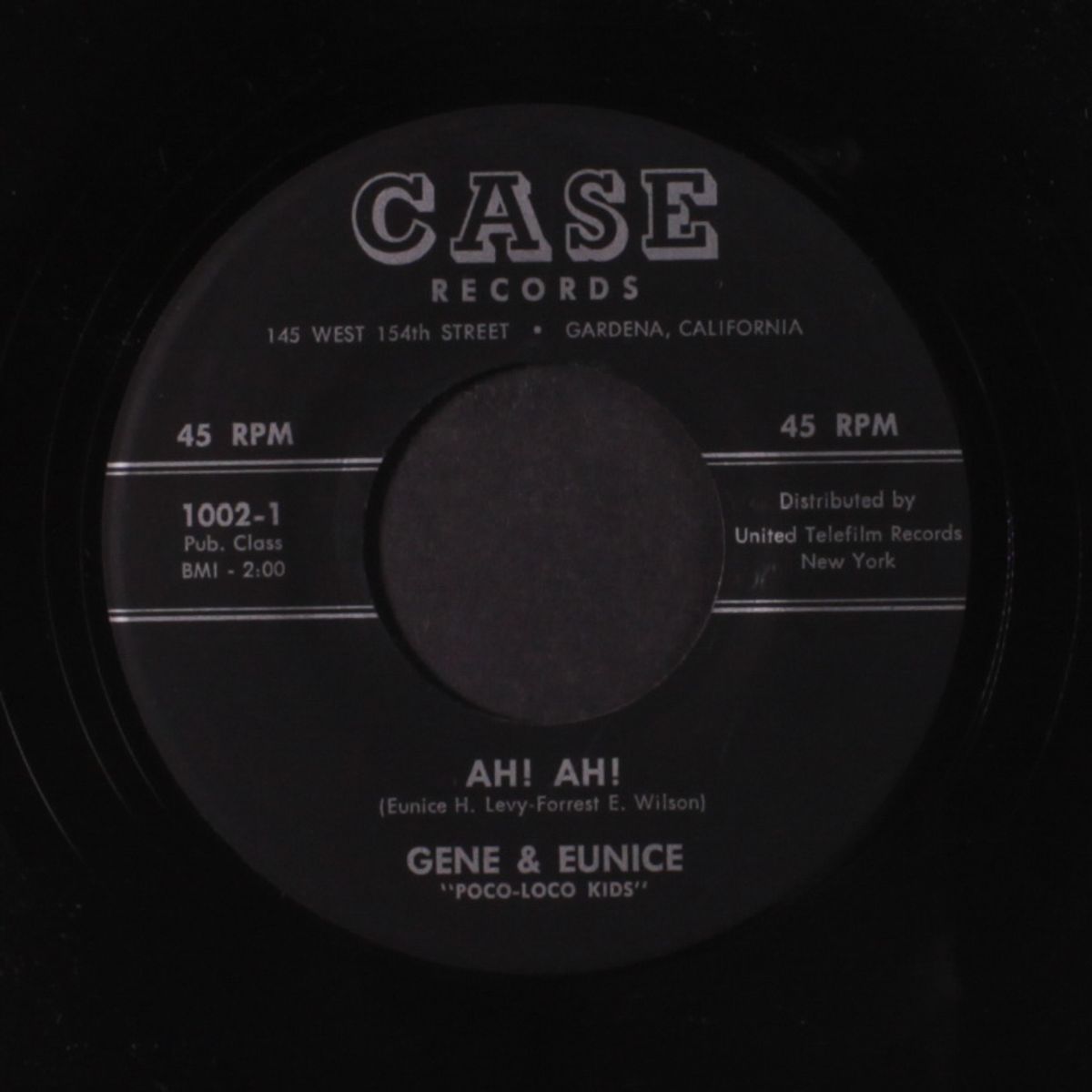 ah! ah! / you think i'm not thinking by GENE & EUNICE