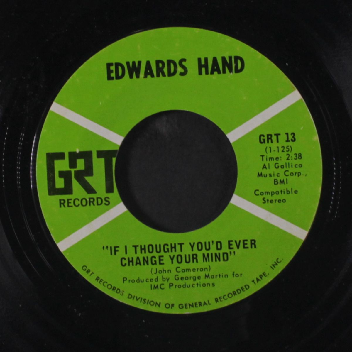 days of our life / if i thought you'd ever change your mind by EDWARDS HAND