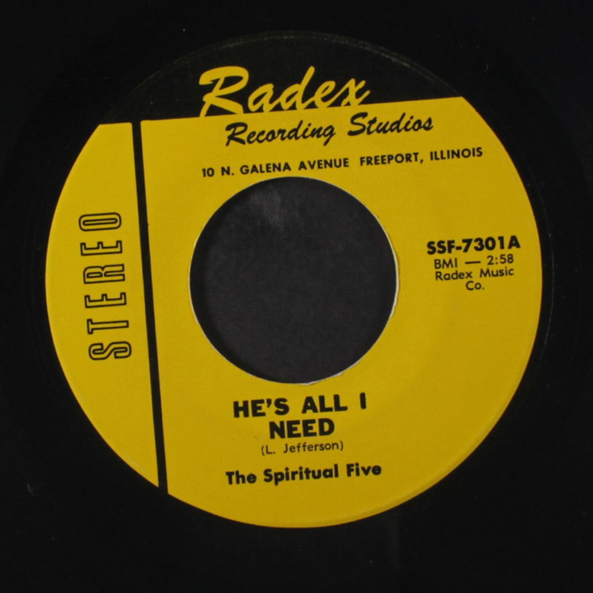 he's comin' back / he's all i need by SPIRITUAL FIVE