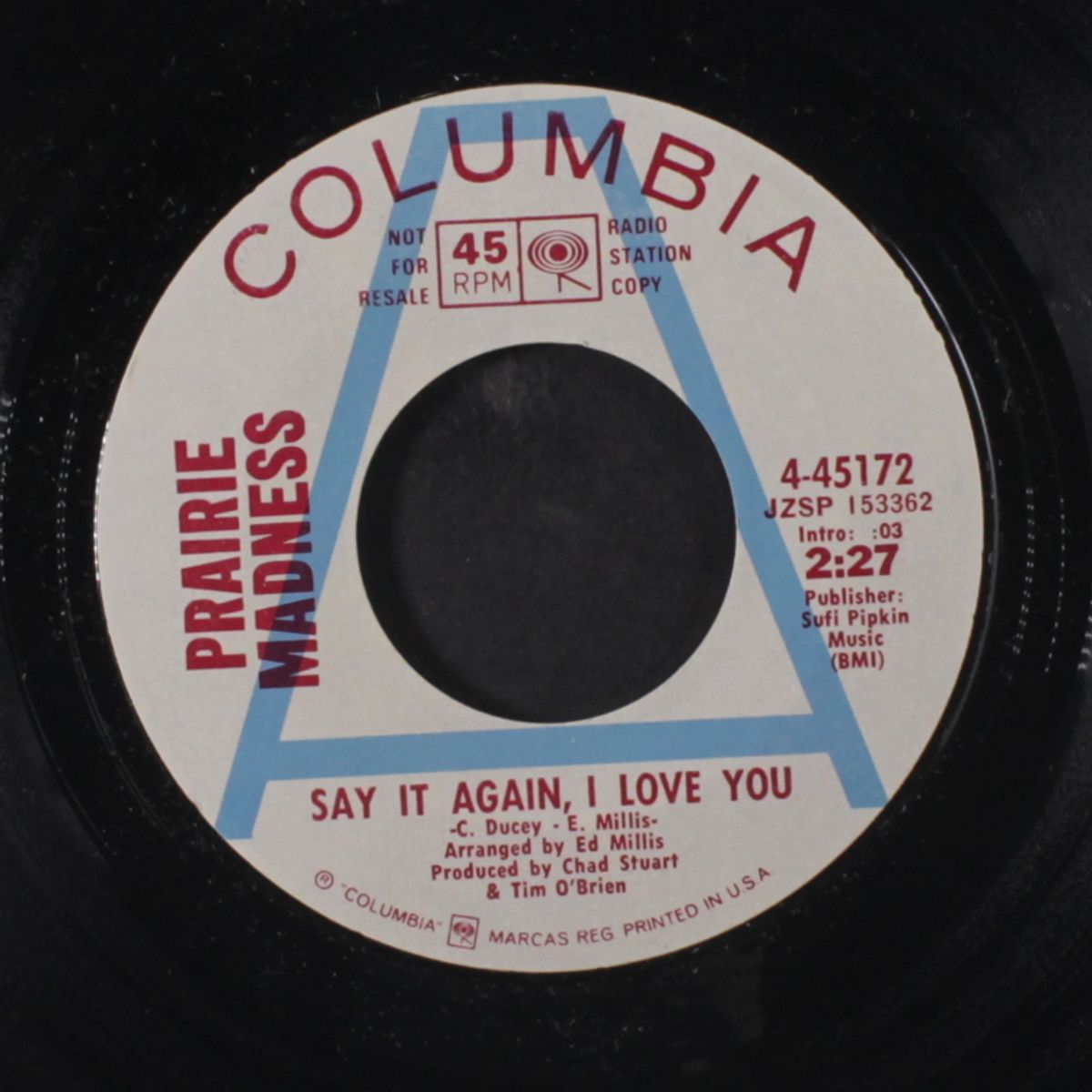 say it again, i love you by PRAIRIE MADNESS
