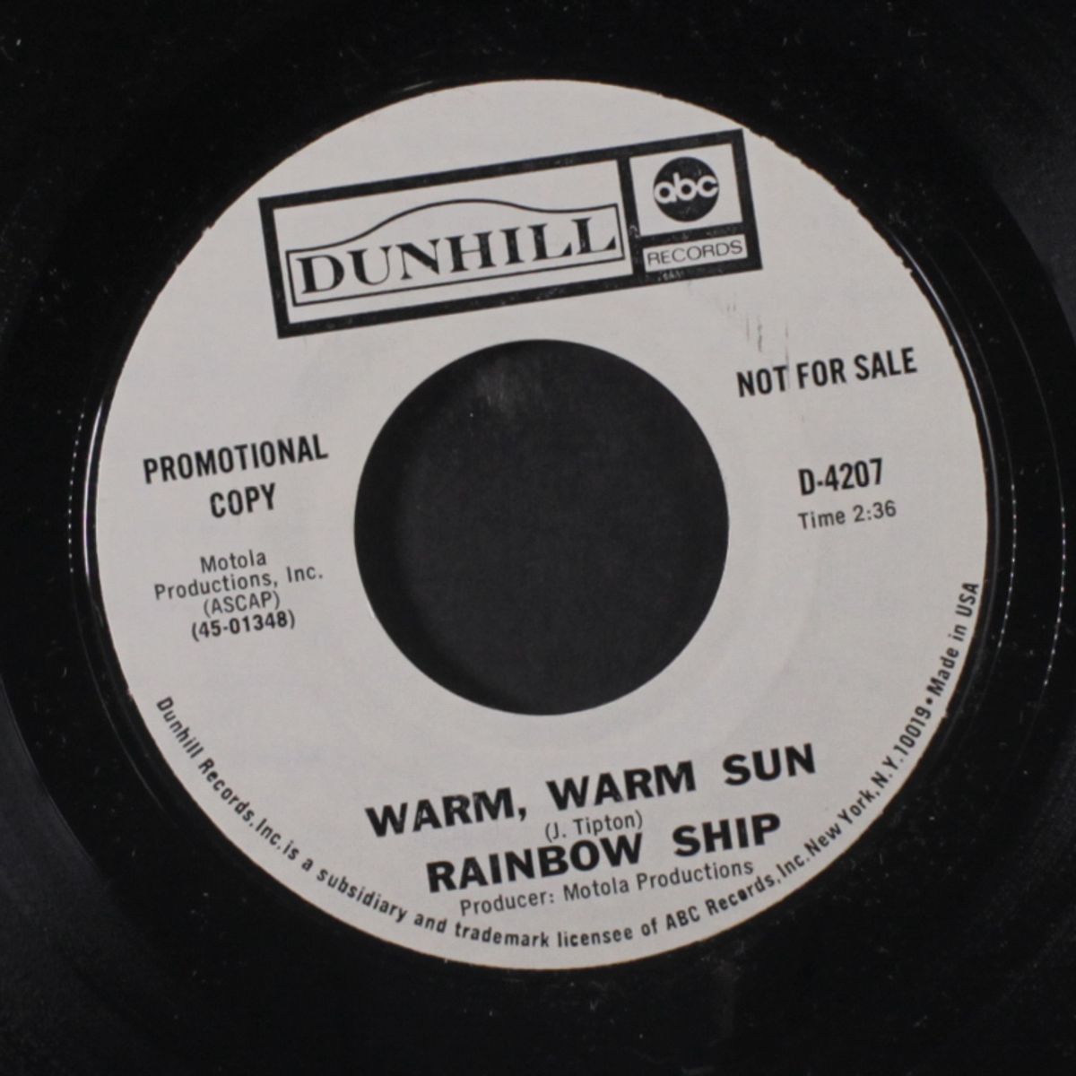 another day, another mile, another highway / warm, warm sun by RAINBOW SHIP