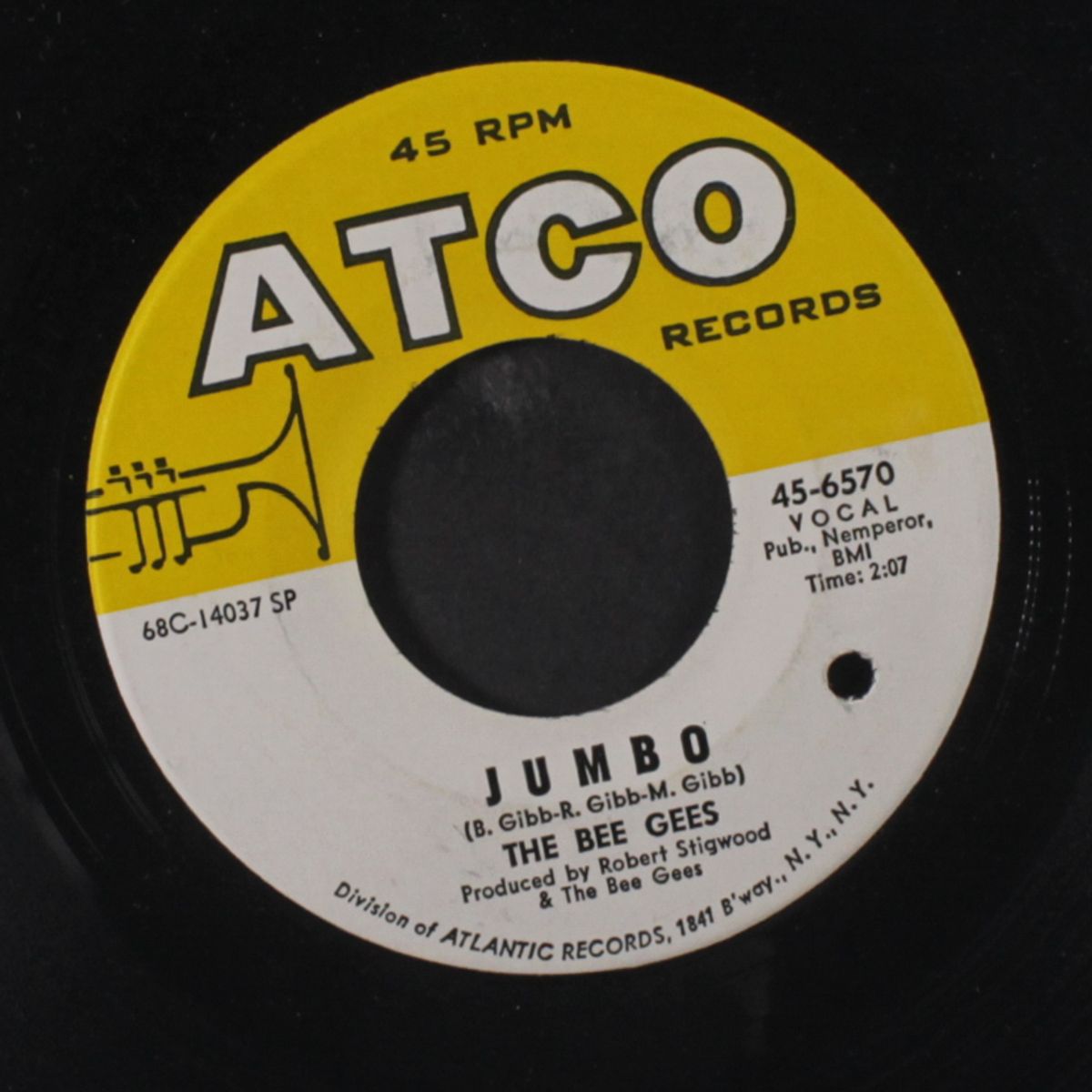 the singer sang his song / jumbo by BEE GEES