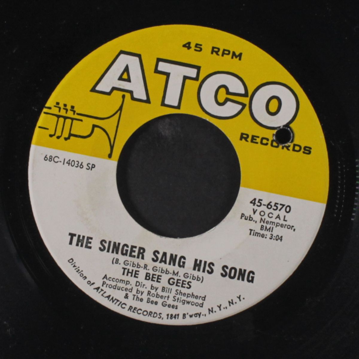 the singer sang his song / jumbo by BEE GEES