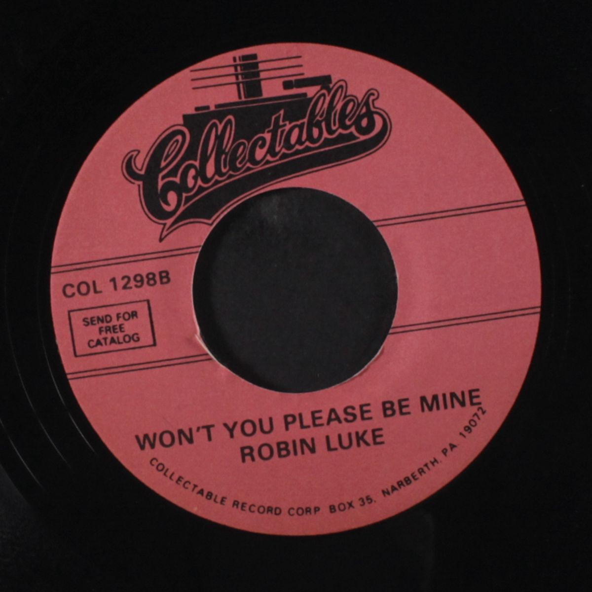susie darlin / won't you please be mine by ROBIN LUKE