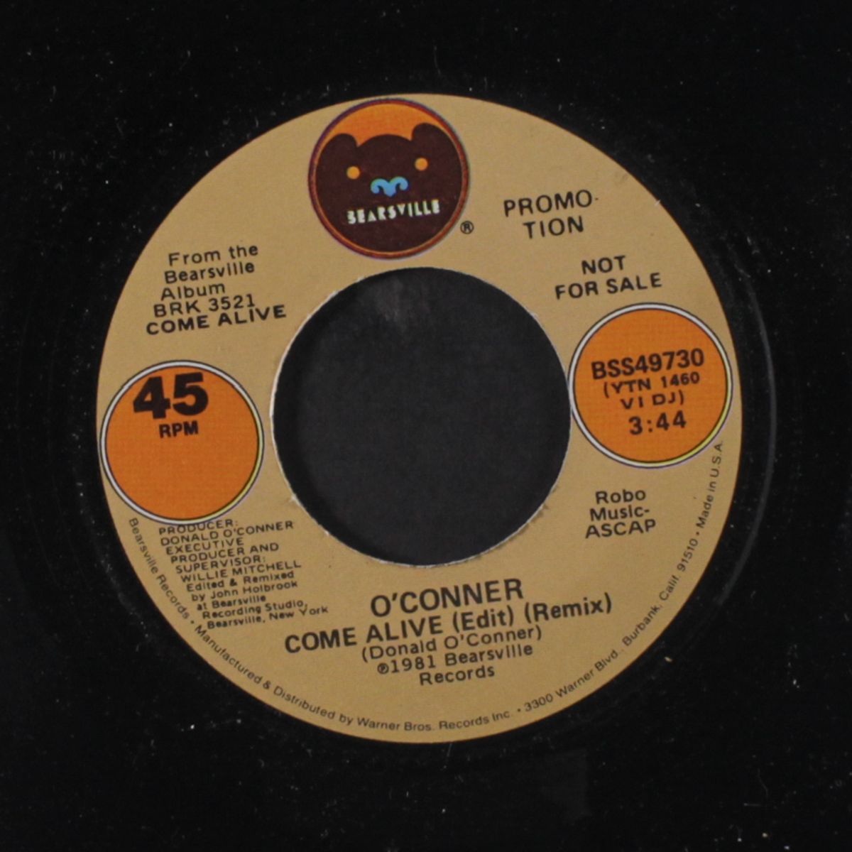 come alive (edit (remix) / same by O'CONNER