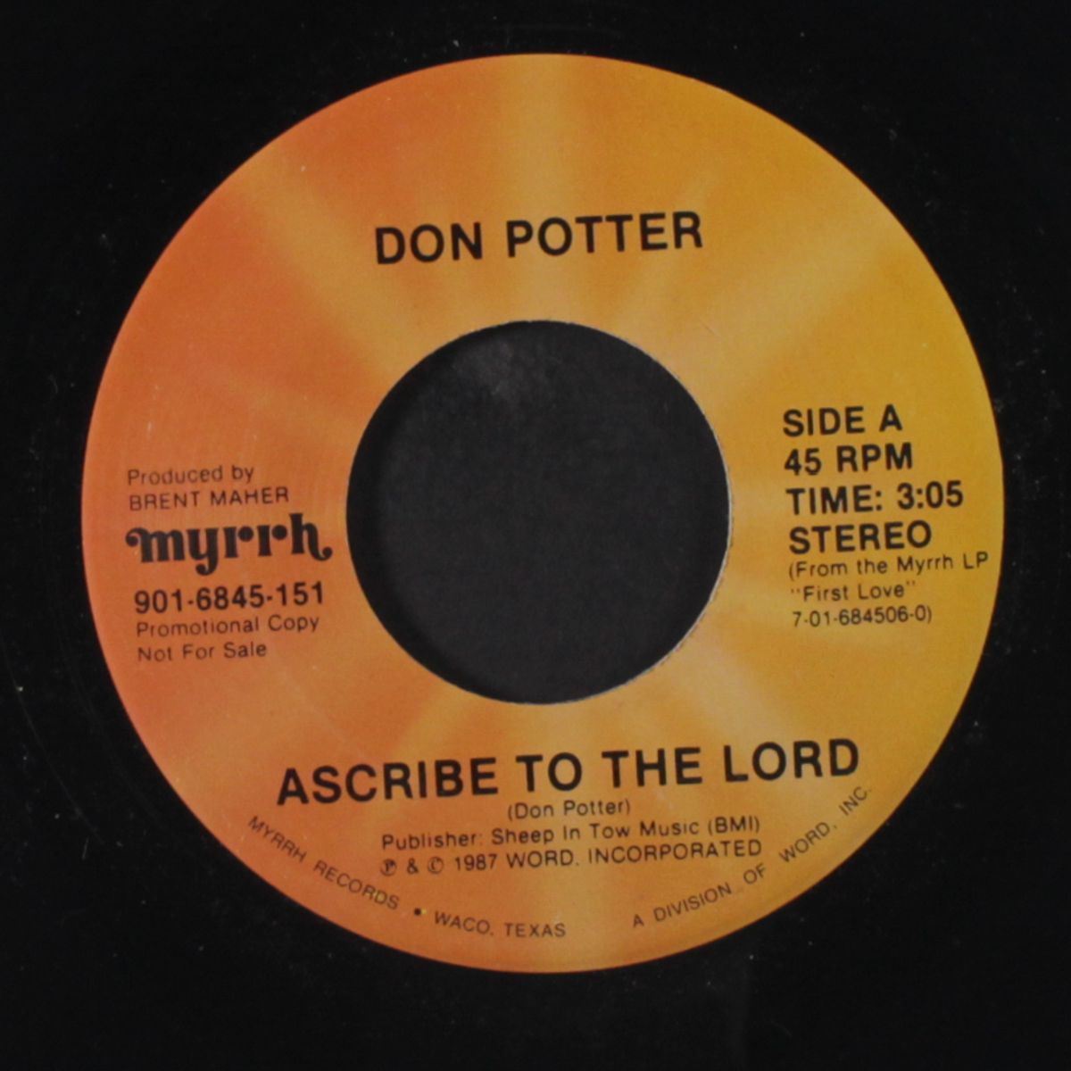 ascribe to the lord / same by DON POTTER