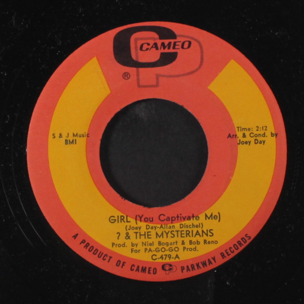 girl (you captivate me / got to) by ? & THE MYSTERIANS
