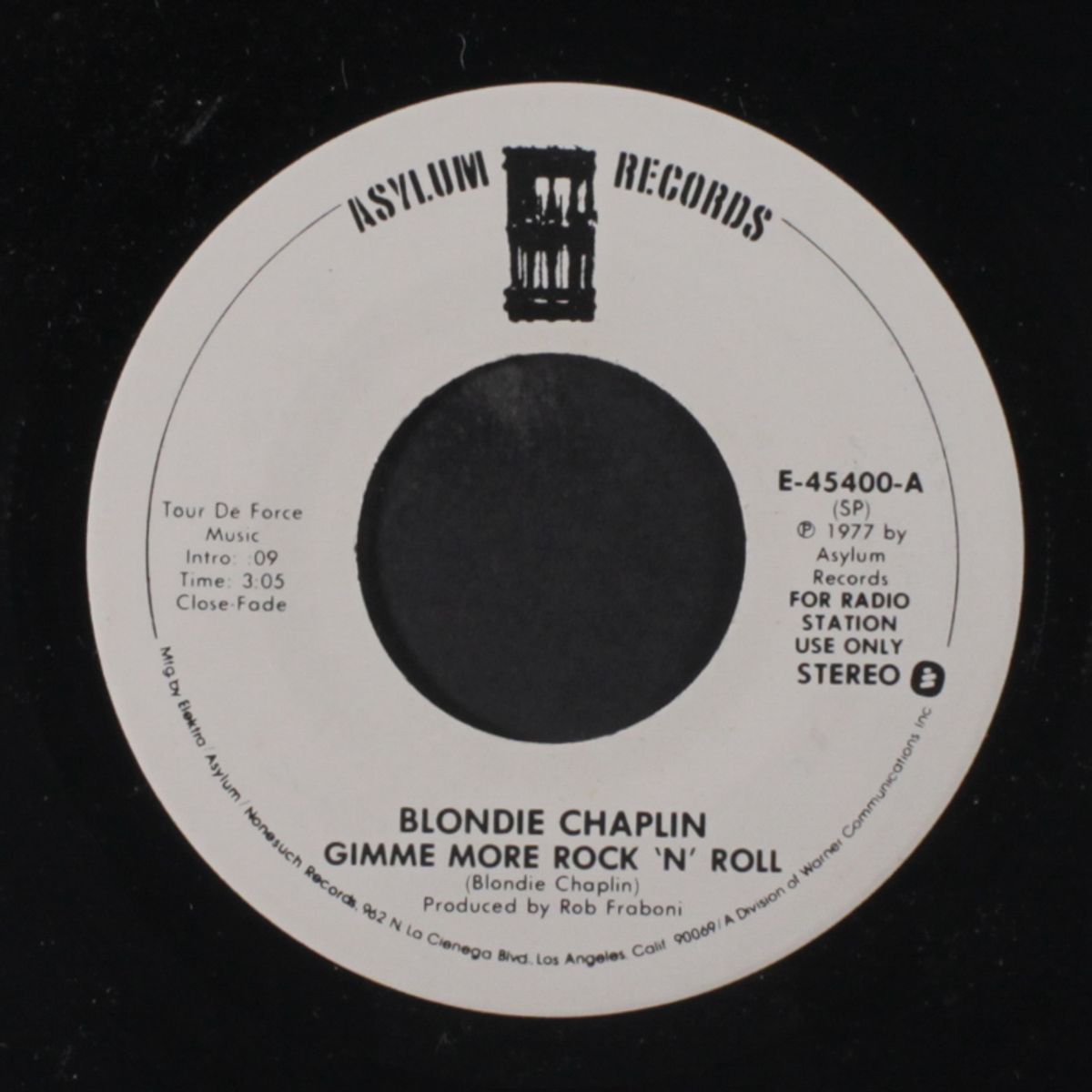 gimme more rock 'n' roll / mono by BLONDIE CHAPLIN