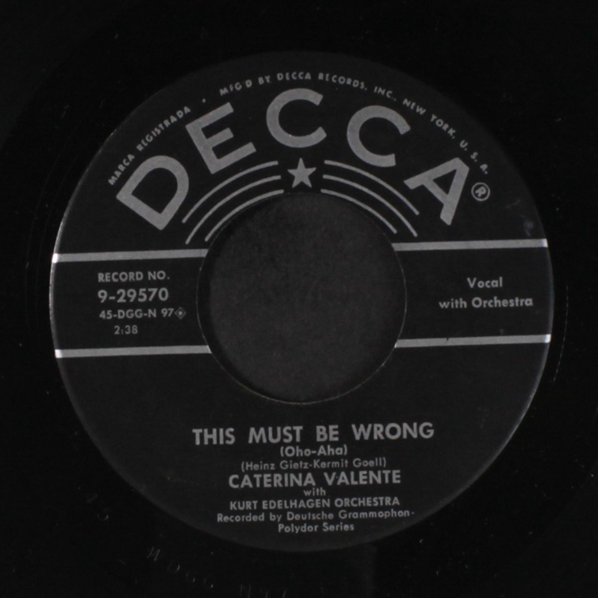 this must be wrong / babalu by CATERINA VALENTE