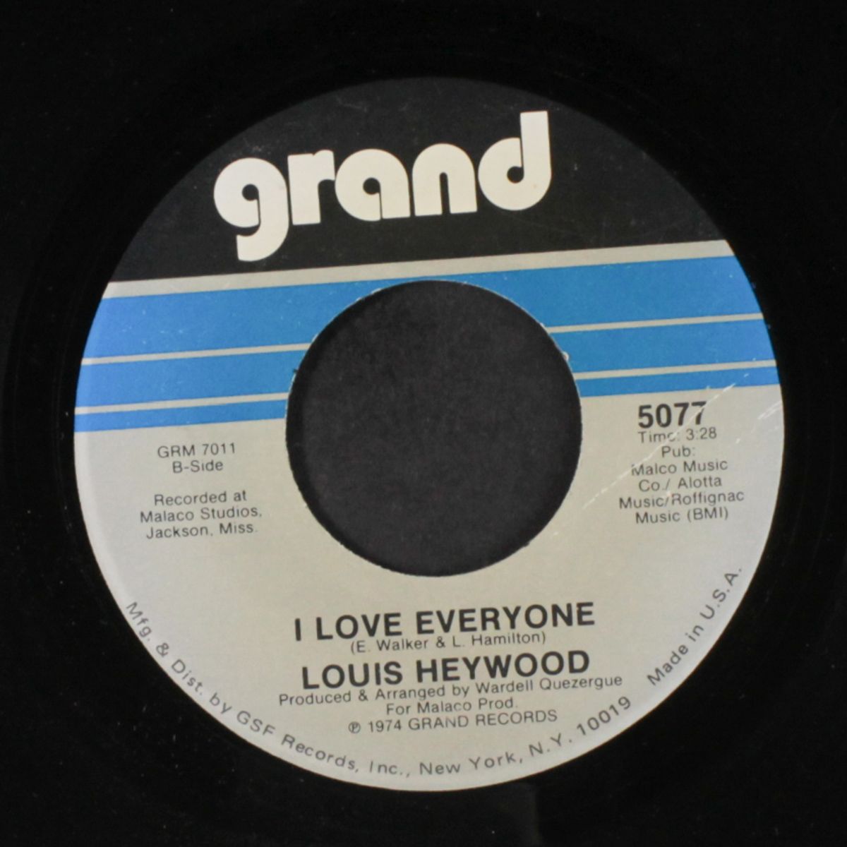 hey fool / i love everyone by LOUIS HEYWOOD