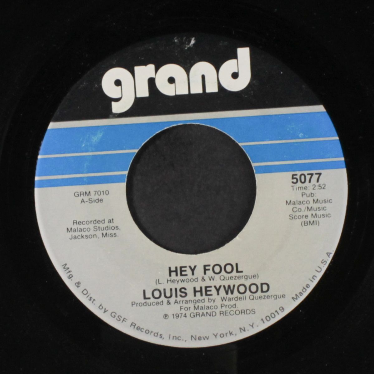 hey fool / i love everyone by LOUIS HEYWOOD