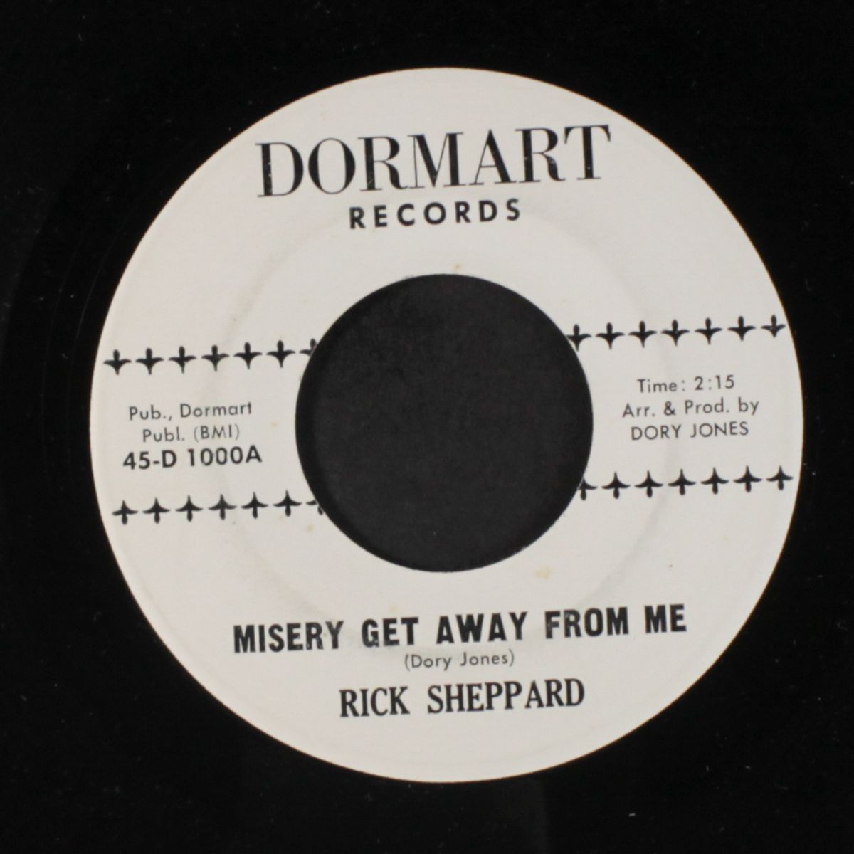misery get away from me / pretty pretty girl by RICK SHEPPARD