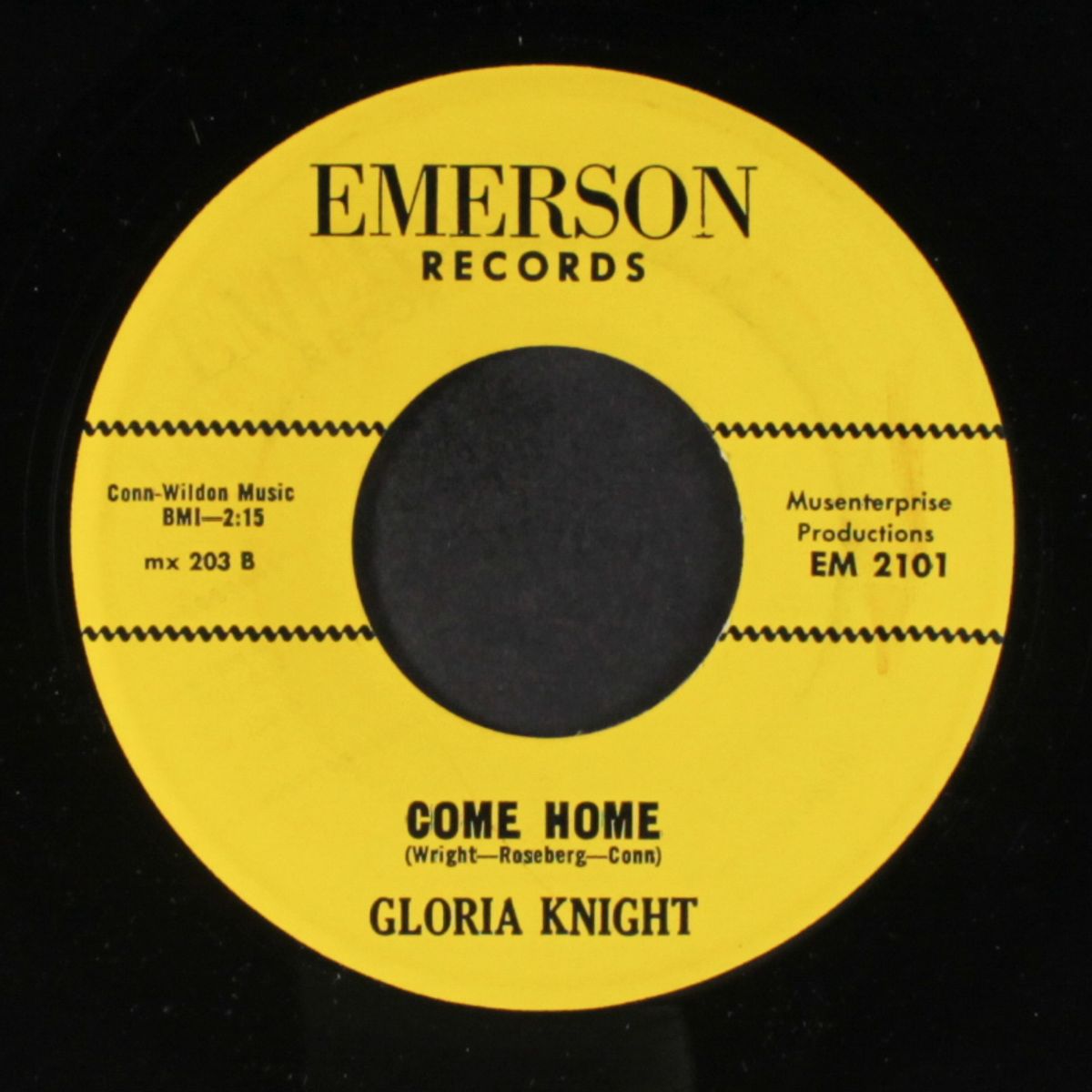 come home / lonely girl by GLORIA KNIGHT & GROUP