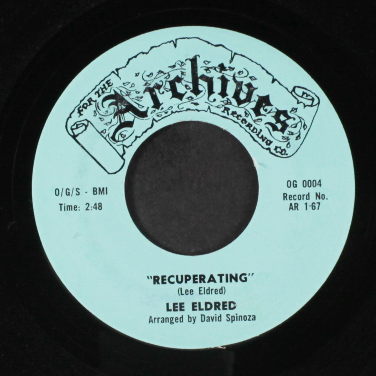 leave me your love / recuperating by LEE ELDRED