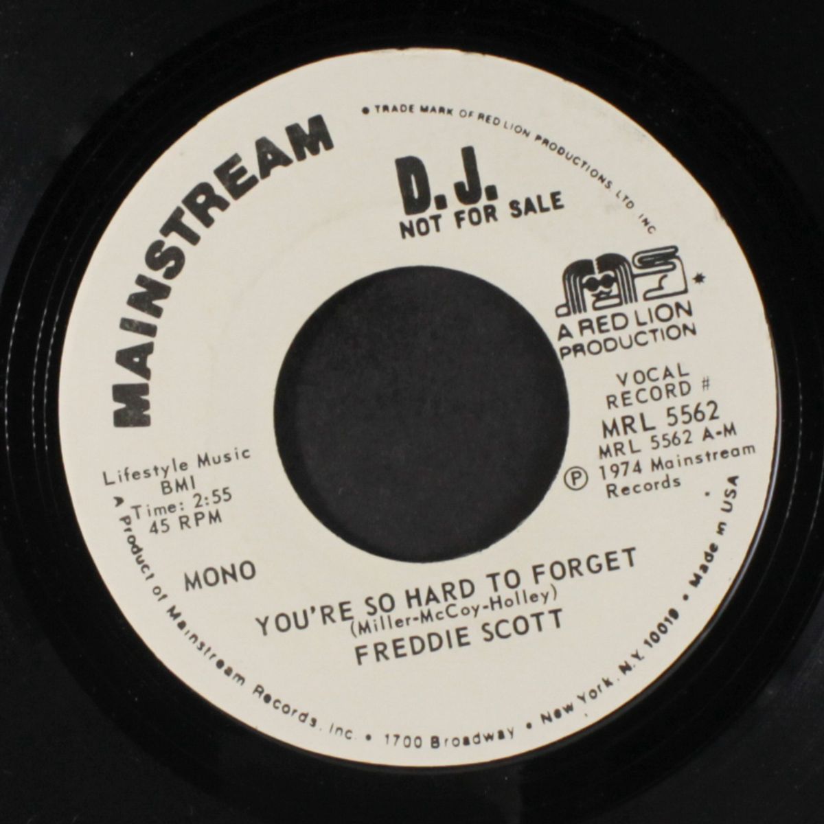 you're so hard to forget / mono by FREDDIE SCOTT