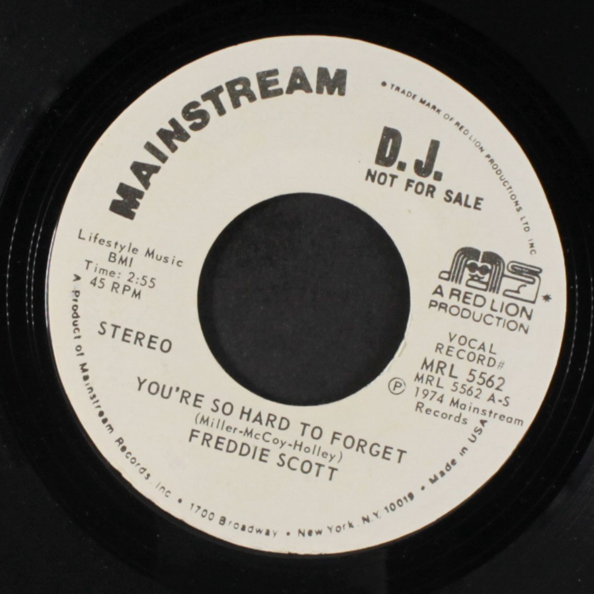 you're so hard to forget / mono by FREDDIE SCOTT
