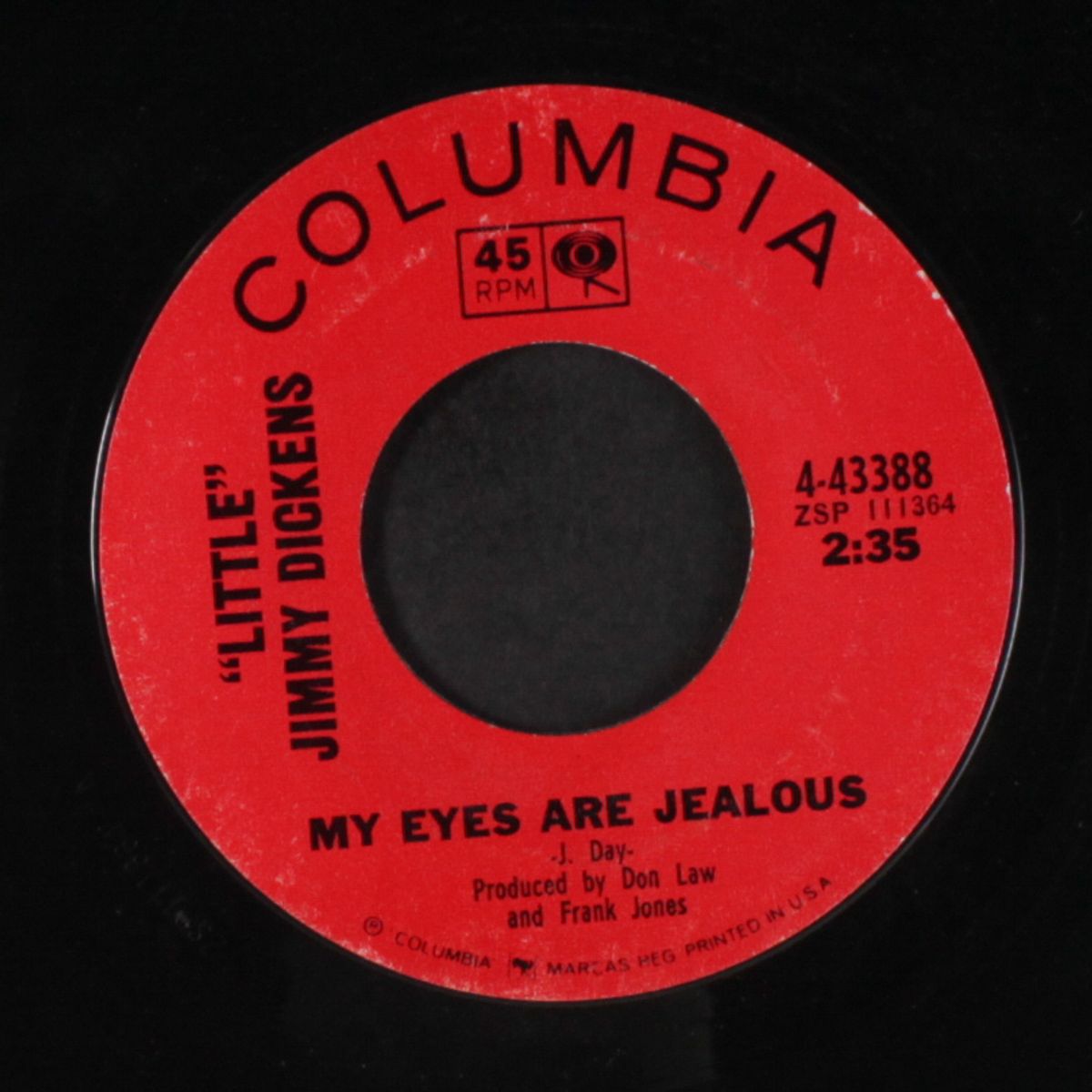 may the bird of paradise fly up your nose / my eyes are jealous by "LITTLE" JIMMY DICKENS