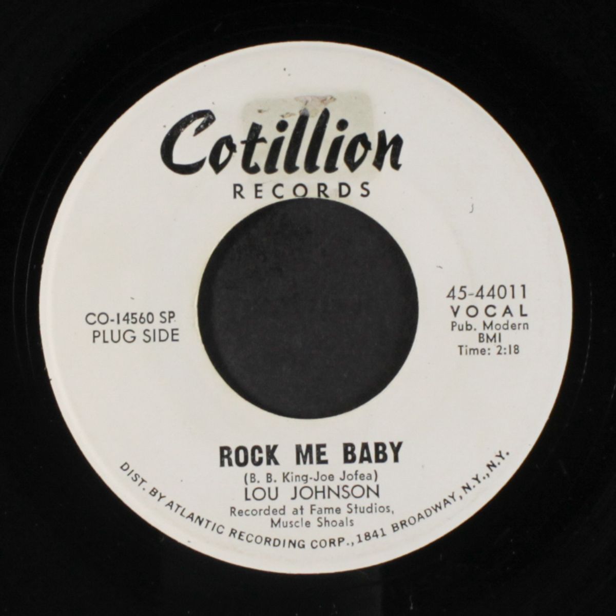 it's in the wind / rock me baby by LOU JOHNSON