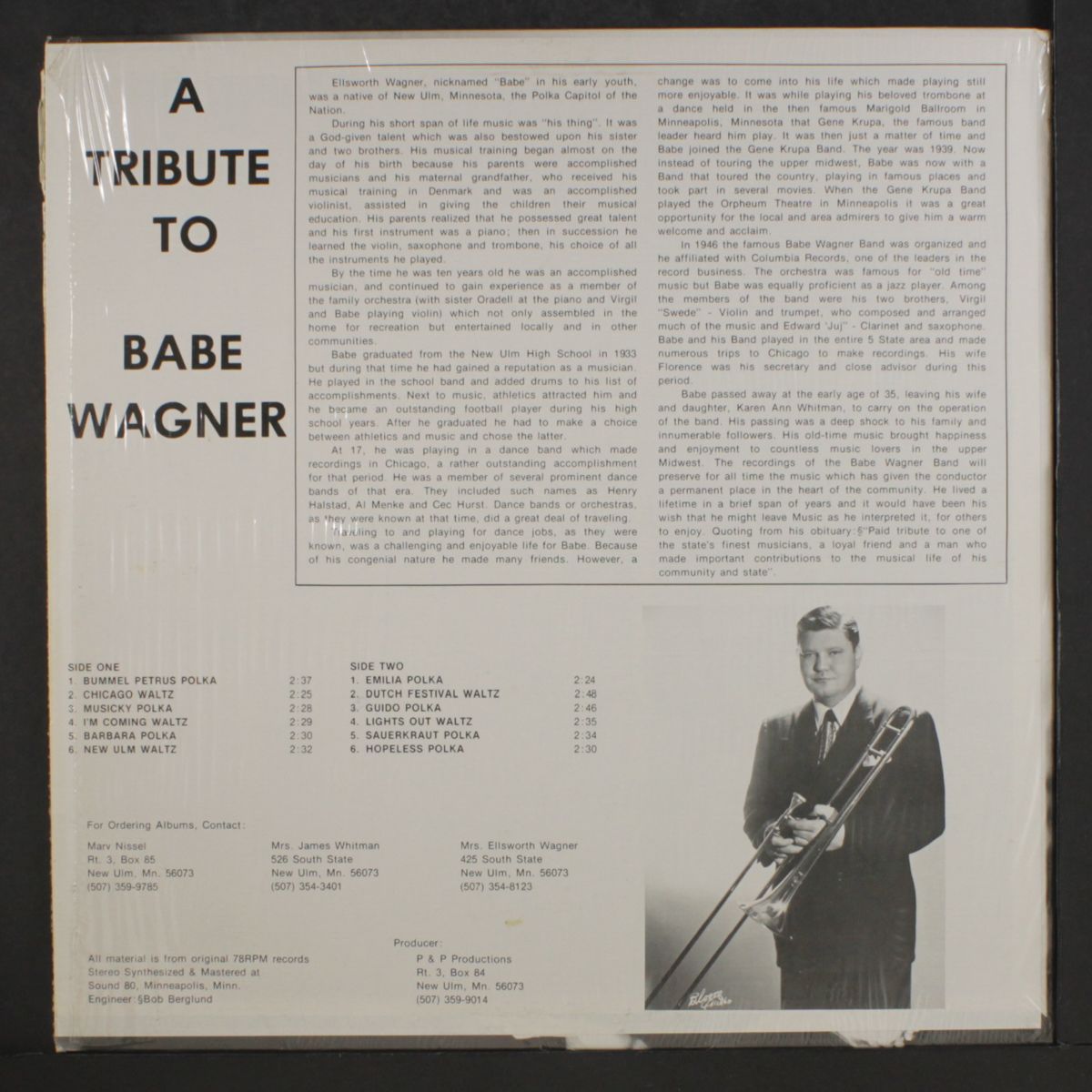 a tribute to by BABE WAGNER