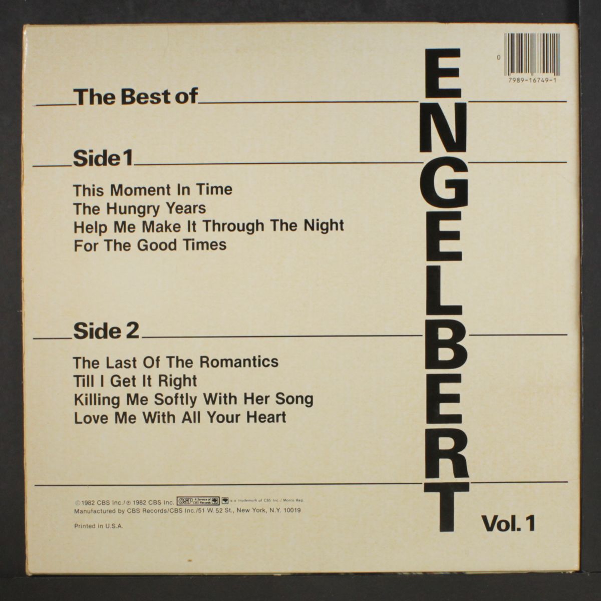 the best of vol. 1 by ENGELBERT HUMPERDINCK