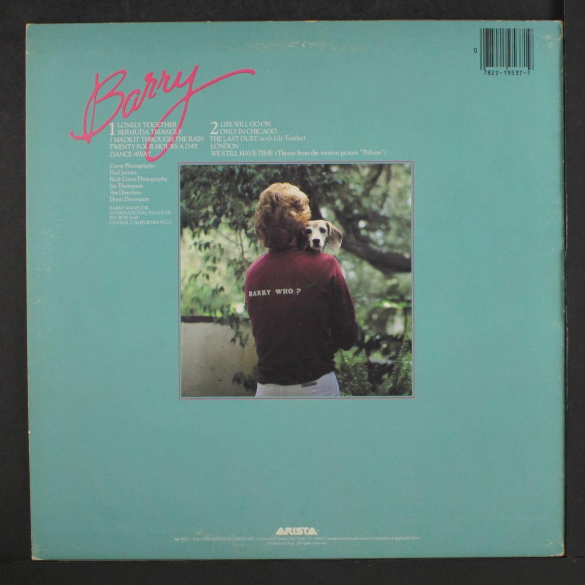 barry by BARRY MANILOW