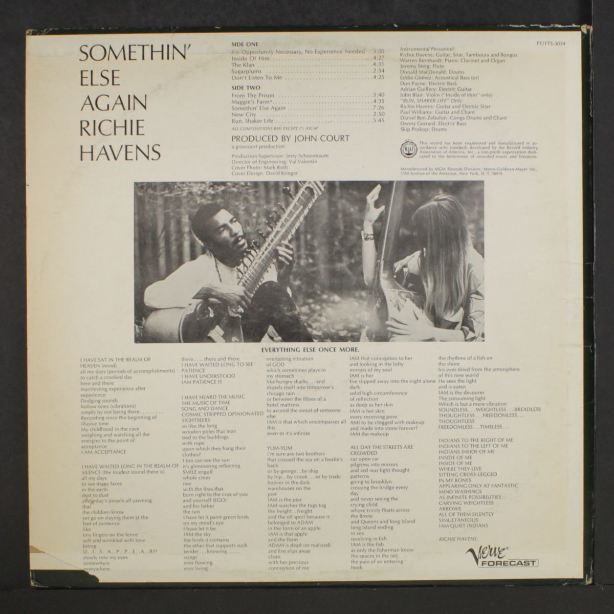 something else again by RICHIE HAVENS