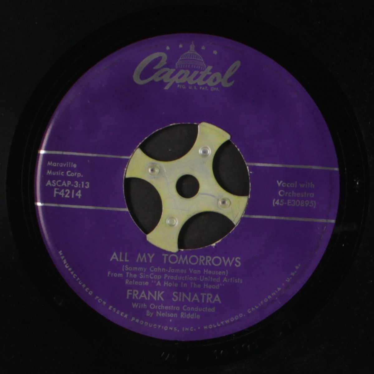 high hopes / all my tomorrows by FRANK SINATRA
