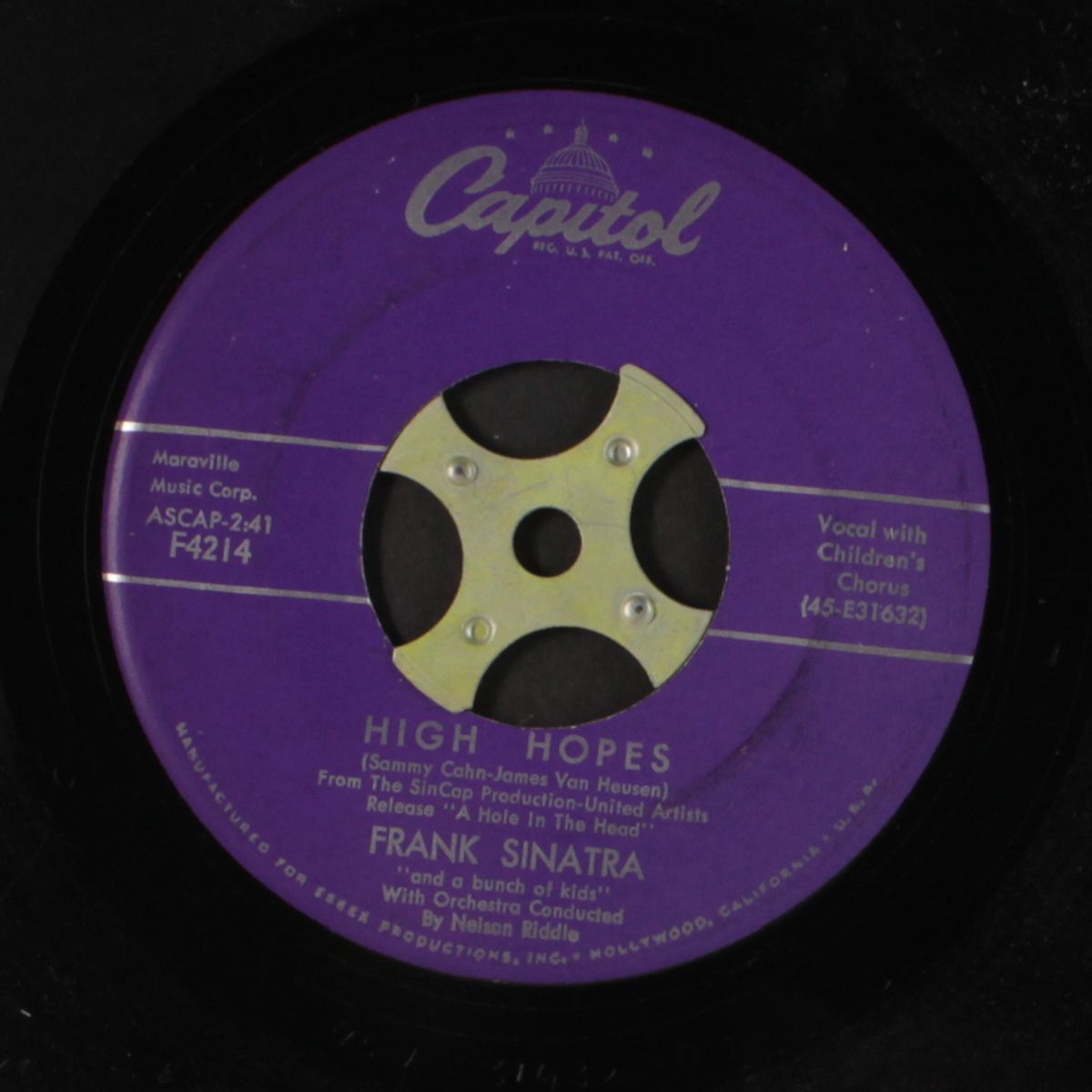 high hopes / all my tomorrows by FRANK SINATRA
