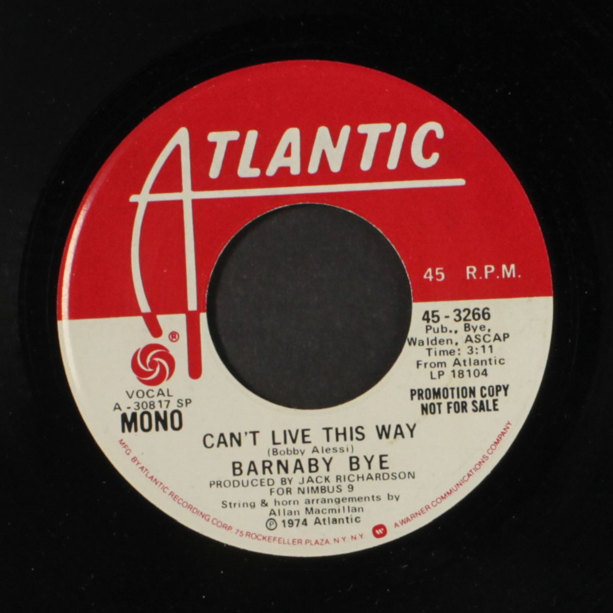 can't live this way / mono by BARNABY BYE