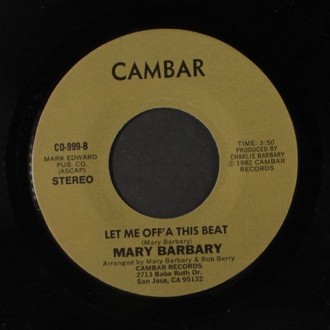 MARY BARBARY