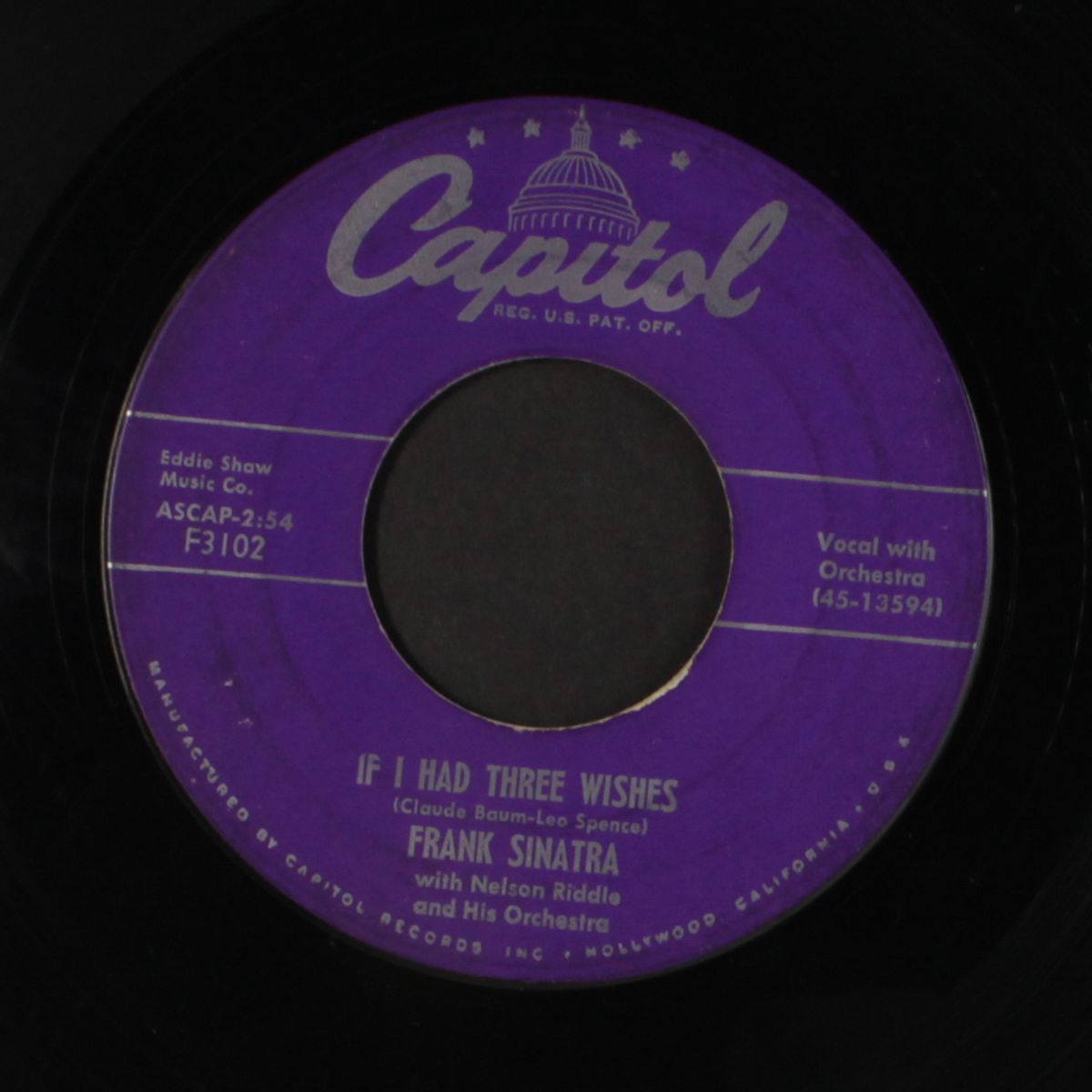 learnin' the blues / if i had three wishes by FRANK SINATRA