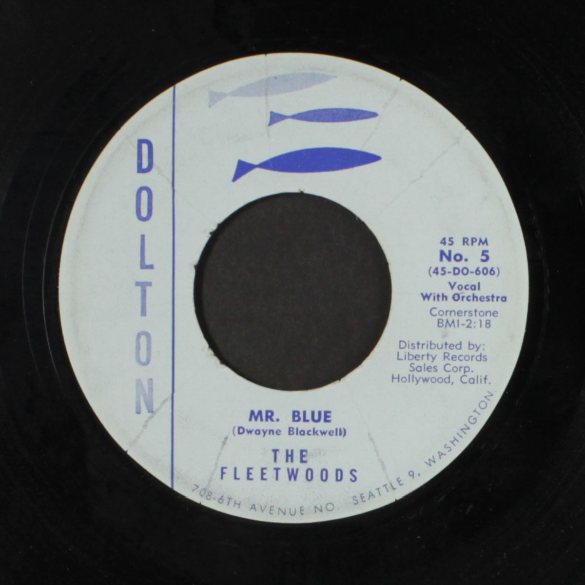 mr. blue / you mean everything to me by FLEETWOODS